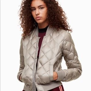 Silver TNA Bomber Jacket